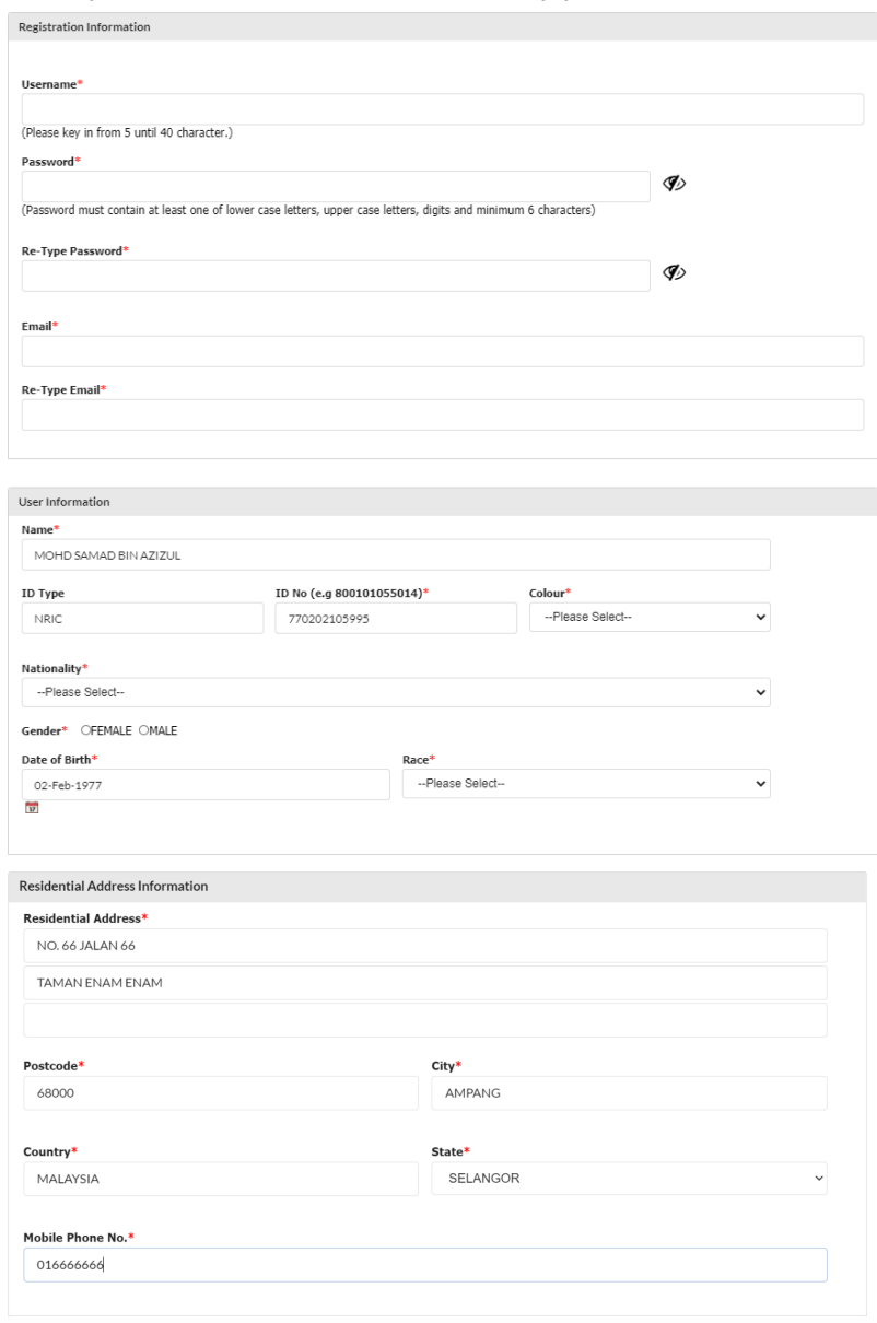 ezbiz form